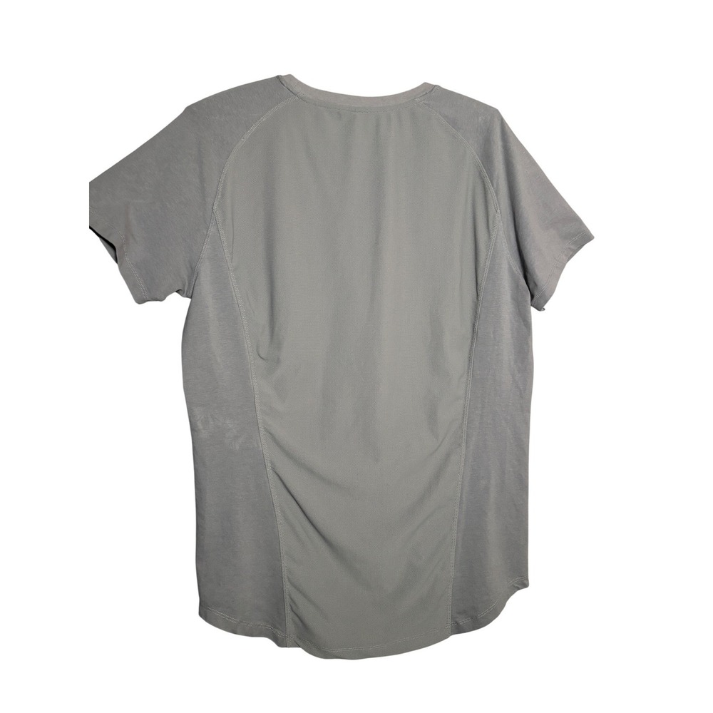 ALPHALETE Mens Silver-Lite Mesh Back Training Tee Short Sleeve Gym Shirt M/L